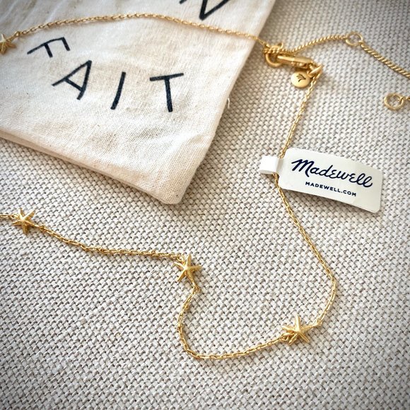 Madewell Jewelry - Madewell NWT Delicate Starfish Chain Necklace
